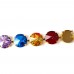 Round rivoli rhinestones cup chains Round rivoli rhinestones cup chains